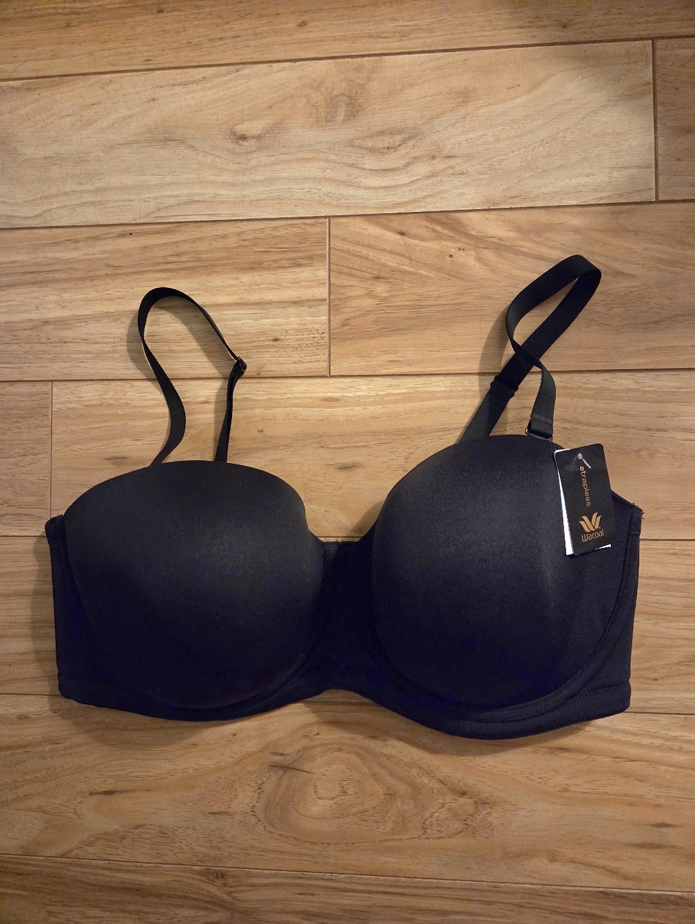 Wacoal Red Carpet Strapless Bra Black Size 42DDD Style# 854119 NWT - Picture 2 of 6
